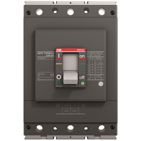 ABB 1SDA066562R1, SACE Formula, 320 Amper, 3 Kutuplu, 50 kA, Kompakt Şalter, A3S400, TMF, In=320A