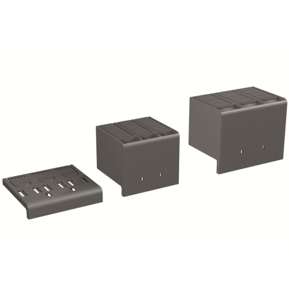 ABB 1SDA066667R1, Tmax XT, XT2 4 Kutuplu Kompakt Şalterler için HTC Yüksek Tip Terminal Koruma Kapağı, 2 Adet