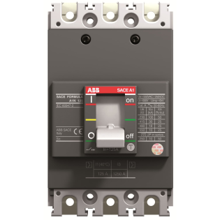 ABB 1SDA066732R1, SACE Formula, 125 Amper, 3 Kutuplu, 36 kA, Kompakt Şalter, A1N125, TMF, In=125A