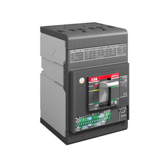 ABB 1SDA067058R1, Tmax XT, 64-160 Amper, 3 Kutuplu, 36 kA, Kompakt Şalter, XT2N 160, Ekip Dip LS/I, In=160A