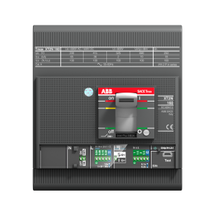 ABB 1SDA067093R1, Tmax XT, 40-100 Amper, 4 Kutuplu, 36 kA, Kompakt Şalter, XT2N 160, Ekip Dip LS/I, In=100A, 4p