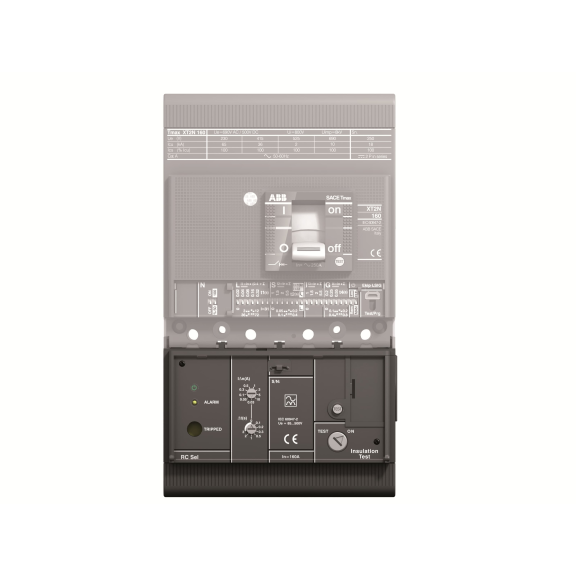 ABB 1SDA067126R1, Tmax XT, XT2 4 Kutuplu Kompakt Şalterler için Kaçak Akım Koruma Modülü, 30mA-10A, RC Sel. tipA
