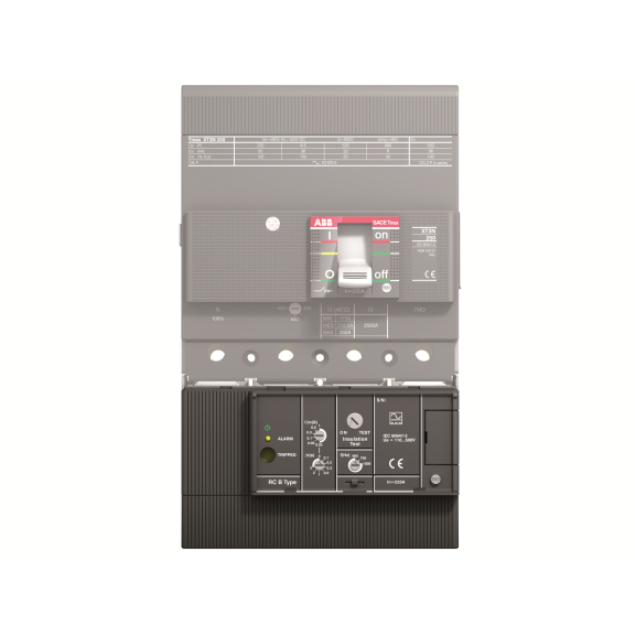 ABB 1SDA067132R1, Tmax XT, XT3 4 Kutuplu Kompakt Şalterler için Kaçak Akım Koruma Modülü, 30mA-1A, RC tipB