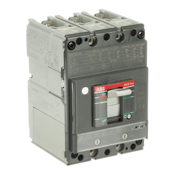 ABB 1SDA067559R1, Tmax XT, 88-125 Amper, 3 Kutuplu, 50 kA, Kompakt Şalter, XT2S 160, TMA, In=125A