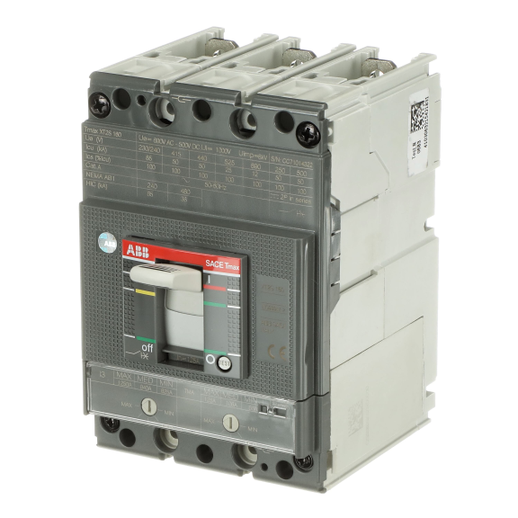 ABB 1SDA067559R1, Tmax XT, 88-125 Amper, 3 Kutuplu, 50 kA, Kompakt Şalter, XT2S 160, TMA, In=125A