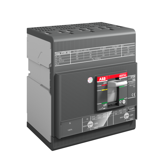 ABB 1SDA067579R1, Tmax XT, 70-100 Amper, 4 Kutuplu, 50 kA, Kompakt Şalter, XT2S 160, TMA, In=100A, 4p