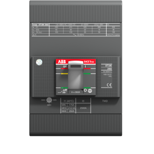 ABB 1SDA068220R1, Tmax XT, 140-200 Amper, 3 Kutuplu, 50 kA, Kompakt Şalter, XT3S 250, TMD, In=200A