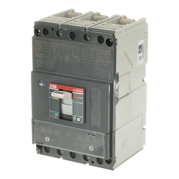 ABB 1SDA068345R1, Tmax XT, 175-250 Amper, 3 Kutuplu, 70 kA, Kompakt Şalter, XT3H 250, TMD, In=250A