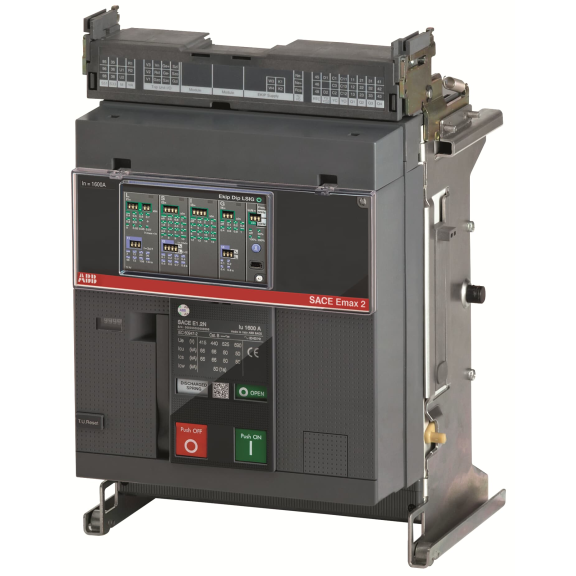 ABB 1SDA072131R1, Emax 2, 400-1000 Amper, 3 Kutuplu, 42 kA, Çekmeceli Açık Tip Güç Şalteri, LI Korumalı, E1.2B 1000A, Ekip Dip