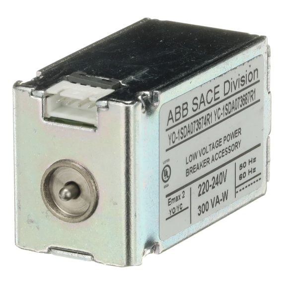 ABB 1SDA073674R1, Tmax XT, Emax 2, XT7-XT7 M Sabit ve Çekmeceli Kompakt Şalterler ve E1.2-E2.2-E4.2-E6.2 Açık Tip Güç Şalterleri için YO Açma Bobini, 220-240 Volt AC/DC