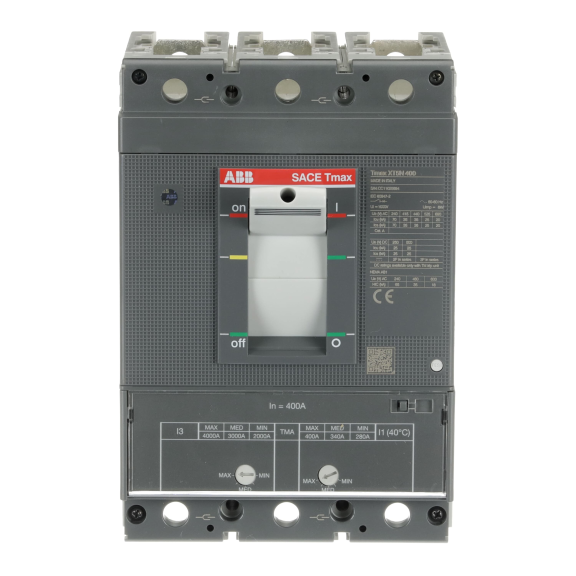 ABB 1SDA100345R1, Tmax XT, 280-400 Amper, 3 Kutuplu, 36 kA, Kompakt Şalter, XT5N 400, TMA, In=400A