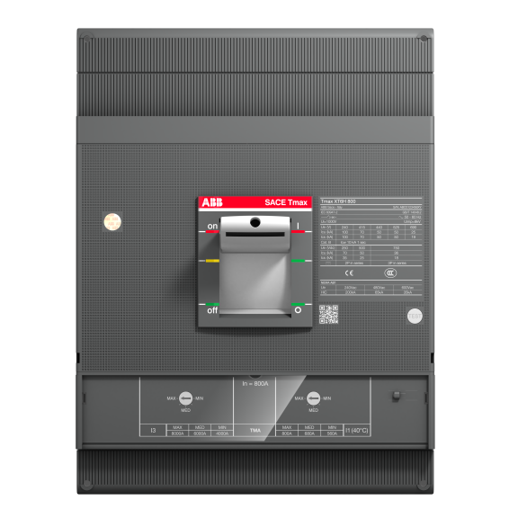 ABB 1SDA100718R1, Tmax XT, 560-800 Amper, 3 Kutuplu, 36 kA, Kompakt Şalter, XT6N 800, TMA, In=800A
