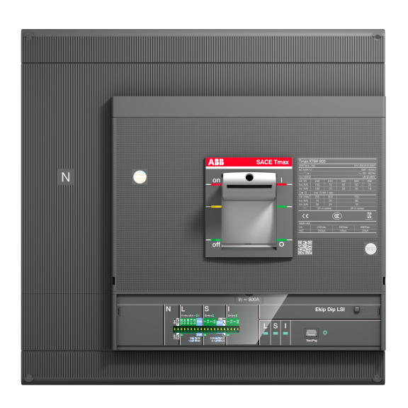 ABB 1SDA100733R1, Tmax XT, 400-1000 Amper, 4 Kutuplu, 36 kA, Kompakt Şalter, XT6N 1000, Ekip Dip LS/I, In=1000A, 4p