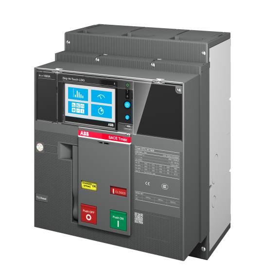 ABB 1SDA101389R1, Tmax XT, 640-1600 Amper, 3 Kutuplu, 50 kA, Kompakt Şalter, XT7S 1600, Ekip Touch Measuring LSI, In=1600A