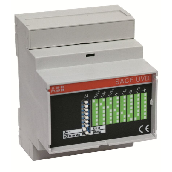 ABB 1SDA101981R1, Tmax XT, XT5-XT6 Kompakt Şalterler için UVD Düşük Gerilim Bobini Zaman Geciktirme Ünitesi, 110-125 Volt AC/DC