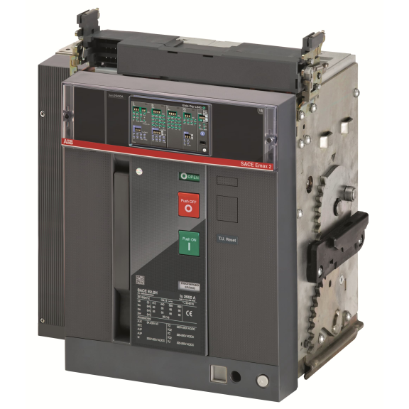 ABB 1SDA104487R1, Emax 2, 800-2000 Amper, 4 Kutuplu, 65 kA, Solar Uygulamalar için Çekmeceli Açık Tip Güç Şalteri, E2.2H/E9 2000 Ekip Dip LSI WMP
