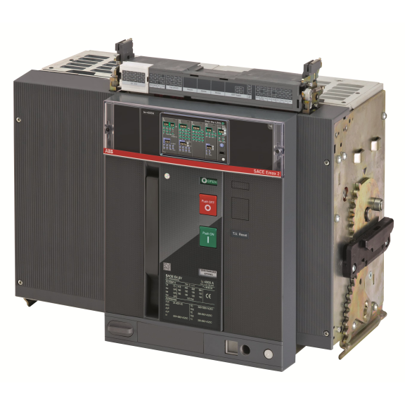 ABB 1SDA104507R1, Emax 2, 1280-3200 Amper, 4 Kutuplu, 65 kA, Solar Uygulamalar için Çekmeceli Açık Tip Güç Şalteri, E4.2S/E9 3200 Ekip Dip LSI WMP