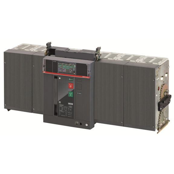 ABB 1SDA104552R1, Emax 2, 2520-6300 Amper, 4 Kutuplu, 90 kA, Solar Uygulamalar için Çekmeceli Açık Tip Güç Şalteri, E6.2X/E9 6300 Ekip Dip LSI WMP