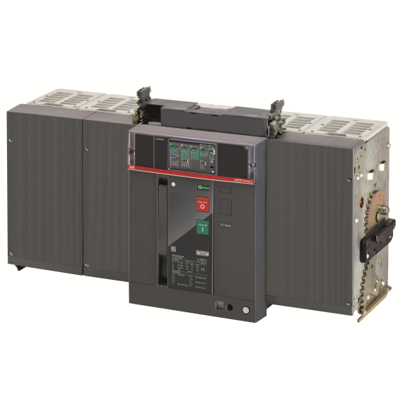 ABB 1SDA104625R1, Emax 2, 2000-5000 Amper, 3 Kutuplu, 75 kA, Solar Uygulamalar için Çekmeceli Açık Tip Güç Şalteri, E6.2H/E9 5000 Ekip Dip LSI WMP