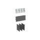 ABB 1SDA104735R1, Tmax XT, XT5 4 Kutuplu Kompakt Şalterleri Önden Uzatılmış Bağlantıya Dönüştürmek için EF Terminal, KIT EF, 4 Adet