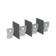 ABB 1SDA104737R1, Tmax XT, XT6 800 4 Kutuplu Kompakt Şalterleri Önden Uzatılmış Bağlantıya Dönüştürmek için EF Terminal, KIT EF, 4 Adet