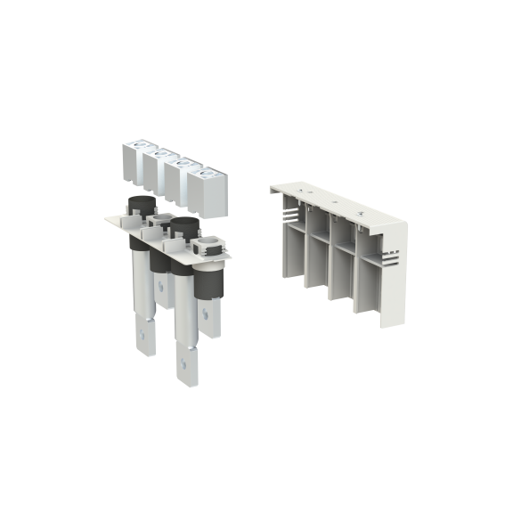 ABB 1SDA104761R1, Tmax XT, XT5 4 Kutuplu Kompakt Şalterleri Arkadan Bağlantıya Dönüştürmek için R Terminal, KIT R, 4 Adet