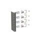 ABB 1SDA104763R1, Tmax XT, XT6 4 Kutuplu Kompakt Şalterleri Arkadan Bağlantıya Dönüştürmek için R Terminal, KIT R, 4 Adet