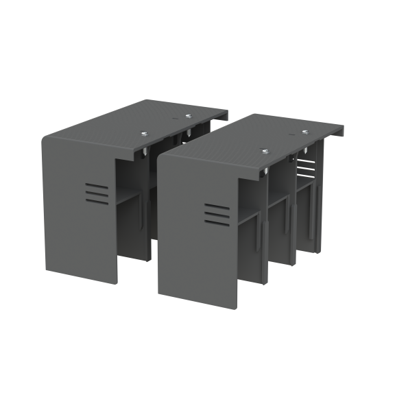 ABB 1SDA105025R1, Tmax XT, XT5 3 Kutuplu Kompakt Şalterler için HTC Yüksek Tip Terminal Koruma Kapağı, 2 Adet