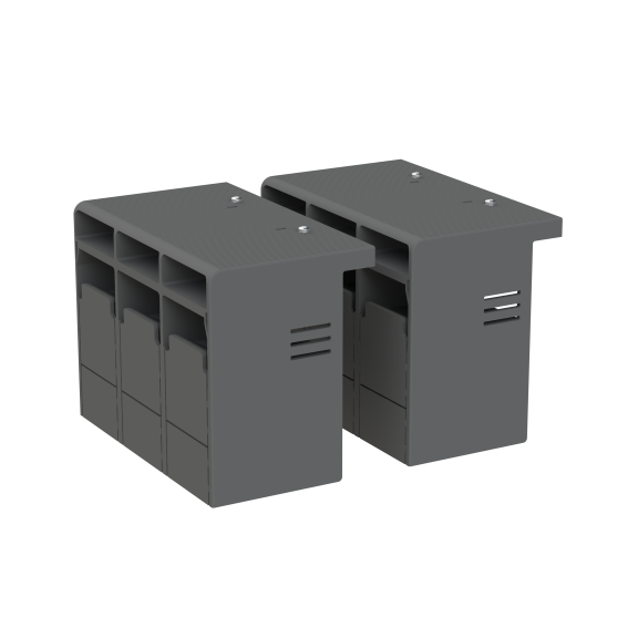 ABB 1SDA105025R1, Tmax XT, XT5 3 Kutuplu Kompakt Şalterler için HTC Yüksek Tip Terminal Koruma Kapağı, 2 Adet
