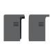 ABB 1SDA105026R1, Tmax XT, XT5 4 Kutuplu Kompakt Şalterler için HTC Yüksek Tip Terminal Koruma Kapağı, 2 Adet