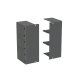 ABB 1SDA105027R1, Tmax XT, XT6 3 Kutuplu Kompakt Şalterler için HTC Yüksek Tip Terminal Koruma Kapağı, 2 Adet