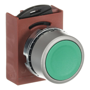 ABB 1SFA184002R9002, P9MPNVG, Metal Seri, Yeşil, Yaylı Buton Kafası, 22mm