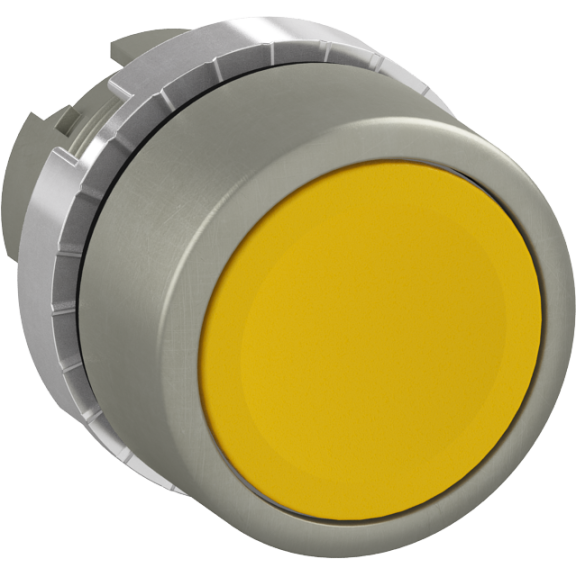 ABB 1SFA184003R9003, P9MPNGG, Metal Seri, Sarı, Yaylı Buton Kafası, 22mm