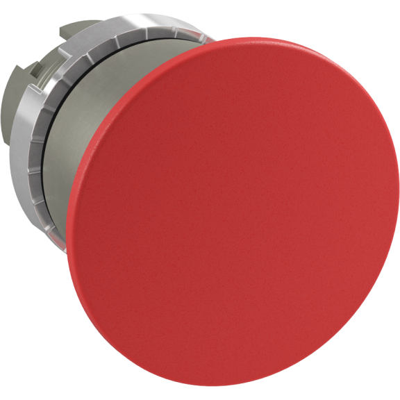 ABB 1SFA184041R9001, P9MEM4RN, Metal Seri, Kırmızı, 40mm Mantar Tip Yaylı Buton Kafası, 22mm