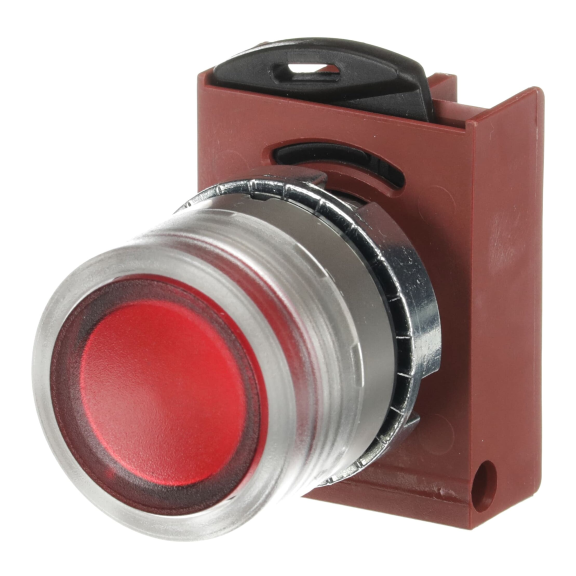 ABB 1SFA184491R9101, P9MPNRG, Metal Seri, Kırmızı, Işıklı Yaylı Buton Kafası, 22mm