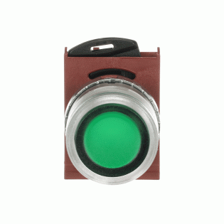 ABB 1SFA184492R9102, P9MPNVG, Metal Seri, Yeşil, Işıklı Yaylı Buton Kafası, 22mm