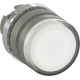 ABB 1SFA184497R9105, P9MPNBG, Metal Seri, Beyaz, Işıklı Yaylı Buton Kafası, 22mm