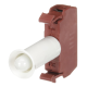 ABB 1SFA197004R1011, P9PLNVDR, Metal Seri Işıklı Butonlar ve Sinyal Lambaları için LED Bloğu, Kırmızı, 24 Volt AC/DC