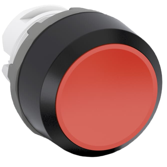 ABB 1SFA611100R1001, MP1-10R, Plastik Seri, Kırmızı, Yaylı Buton Kafası, 22mm