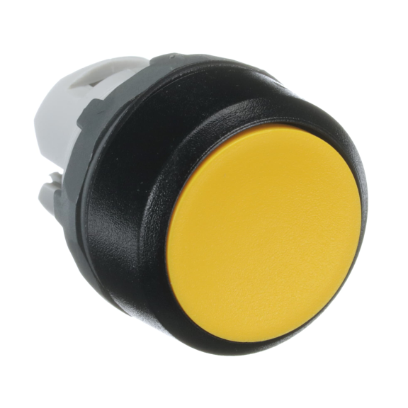 ABB 1SFA611100R1003, MP1-10Y, Plastik Seri, Sarı, Yaylı Buton Kafası, 22mm