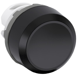 ABB 1SFA611100R1006, MP1-10B, Plastik Seri, Siyah, Yaylı Buton Kafası, 22mm