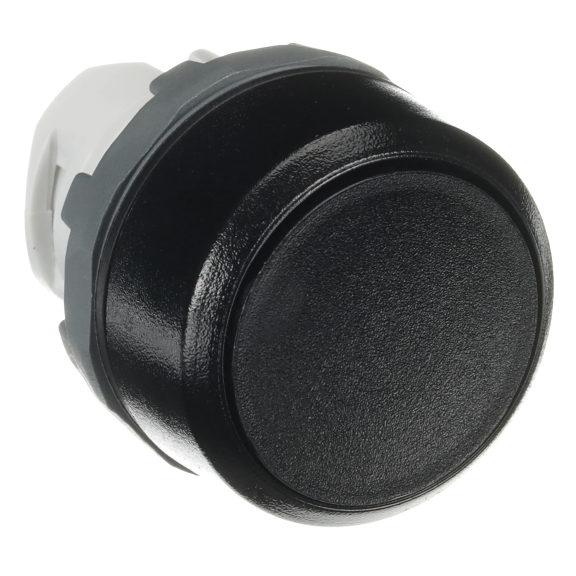 ABB 1SFA611100R1006, MP1-10B, Plastik Seri, Siyah, Yaylı Buton Kafası, 22mm