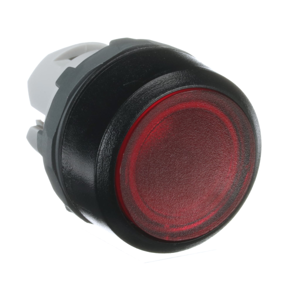 ABB 1SFA611100R1101, MP1-11R, Plastik Seri, Kırmızı, Işıklı Yaylı Buton Kafası, 22mm