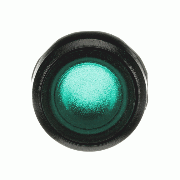 ABB 1SFA611100R1102, MP1-11G, Plastik Seri, Yeşil, Işıklı Yaylı Buton Kafası, 22mm