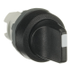 ABB 1SFA611200R1006, M2SS1-10B, Plastik Seri, Siyah, Mandal Buton Kafası, 0-1 Konumlu, Kalıcı, 22mm