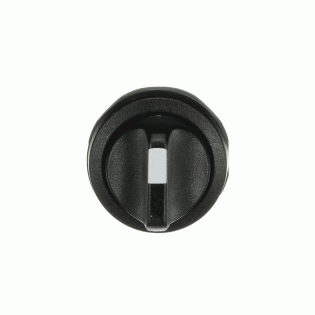 ABB 1SFA611210R1006, M3SS1-10B, Plastik Seri, Siyah, Mandal Buton Kafası, 1-0-2 Konumlu, Kalıcı, 22mm