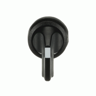 ABB 1SFA611213R1006, M3SS4-10B, Plastik Seri, Siyah, Uzun Mandal Buton Kafası, 1-0-2 Konumlu, Kalıcı, 22mm