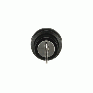 ABB 1SFA611280R1001, M2SSK1-101, Plastik Seri, Siyah, Kilitli Mandal Buton Kafası, 0-1 Konumlu, Kalıcı, 22mm