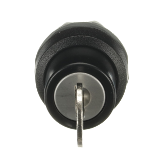 ABB 1SFA611280R1001, M2SSK1-101, Plastik Seri, Siyah, Kilitli Mandal Buton Kafası, 0-1 Konumlu, Kalıcı, 22mm