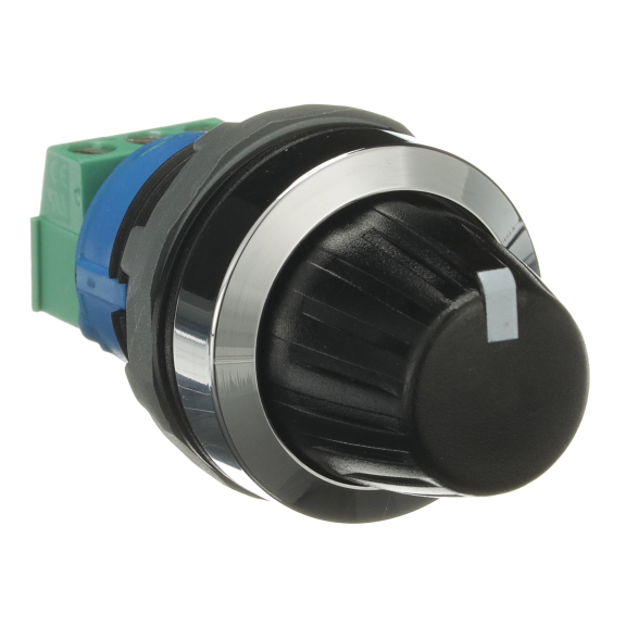 ABB 1SFA611410R3106, MT-310B, Krom Metal, Potansiyometre, 10kΩ, 22mm